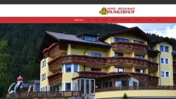 Website Screenshot: Hotel Humlerhof - Hotel - Restaurant Humlerhof | Gries am Brenner, Tirol - Date: 2023-06-14 10:40:46