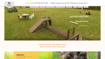 Website Screenshot: Hunde-Consulting Inh Hannes Start - Hundeschule | Hundeconsulting Aicher - Date: 2023-06-22 15:16:32