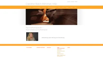 Website Screenshot: Praxis für Psychotherapie Caroline Raich Wimmer, MSc - Psychotherapeutin - Hypnosepsychotherapie - Date: 2023-06-14 10:40:47