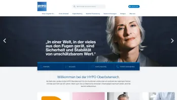 Website Screenshot: HYPO Oberösterreich - HOME - Date: 2023-06-14 10:40:47