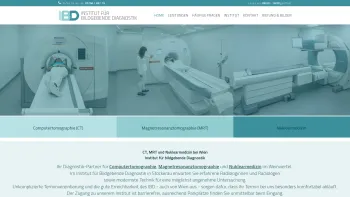 Website Screenshot: IBD Institut für Bildgebende Diagnostik - IBD Institut für bildgebende Diagnostik - CT MRT Nuklearmedizin | IBD - Date: 2023-06-26 10:26:24