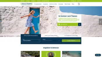 Website Screenshot: HerzlichIdealtours - REISEBÜRO iDEALTOURS: Tirols erste Urlaubsadresse. - Date: 2023-06-22 15:14:16