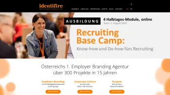 Website Screenshot: Identitäter - Employer Branding & Corporate Culture Agentur Österreich - Date: 2023-06-22 15:14:16