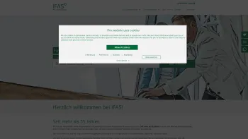 Website Screenshot: IFAS Personalmanagement GmbH - Personalvermittlung Industrie. IFAS - Mein Job. meine Zukunft. - Date: 2023-06-14 10:46:43
