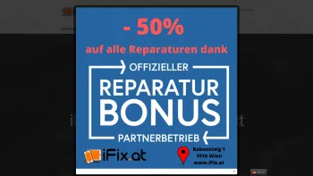 Website Screenshot: iFix.at - Apple iPhone iPad Reparaturwerkstatt in 1010 Wien ohne Termin in 20 Min - Date: 2023-06-22 15:12:48