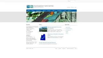 Website Screenshot: Institut f Ingenieurgeologie d TU IG - Home: Forschungsbereich Ingenieurgeologie, Institut für Geotechnik | TU Wien - Date: 2023-06-22 15:12:48