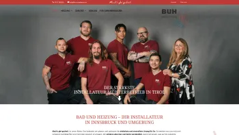 Website Screenshot: Bad und Heizungs Installations GmbH - Bad und Heizung: Ihr Installateur in Innsbruck und Umgebung - Date: 2023-06-22 15:12:48