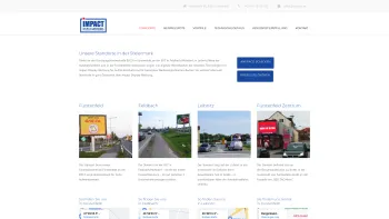 Website Screenshot: IMPACT Display-Werbung Videospots auf digitaler Videowall Fürstenfeld - Standorte - im-pact.at - Date: 2023-06-14 10:40:49