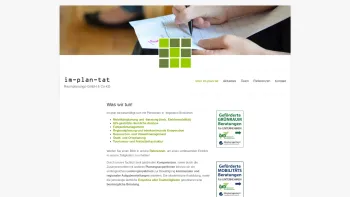 Website Screenshot: im-plan-tat I reinberg und partner oeg - im-plan-tat – Raumplanungs-GmbH & Co KG - Date: 2023-06-15 16:02:34