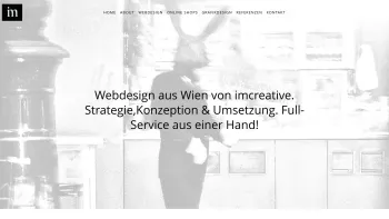 Website Screenshot: imcreative.at | Webdesign Wien - Webdesign Wien von imcreative, Online Shops, Grafikdesign - Date: 2023-06-22 15:21:21