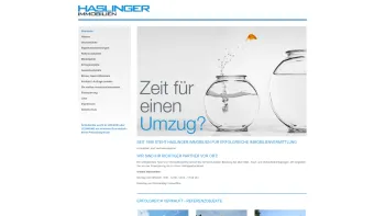 Website Screenshot: Immobilien HASLINGER - Immobilien Haslinger GmbH | Immobilien | Linz - Date: 2023-06-22 15:12:50