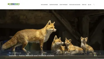 Website Screenshot: inatura Herzlich - inatura – Erlebnis Naturschau Dornbirn | Inatura Erlebnis Naturschau - Date: 2023-06-22 15:14:20