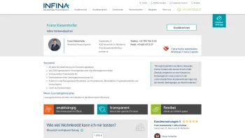 Website Screenshot: Franz Kiesenhofer I Infina Partner Salzstraße 23, 4212 Neumarkt/Mühlkreis - Franz Kiesenhofer - Date: 2023-06-26 10:26:25
