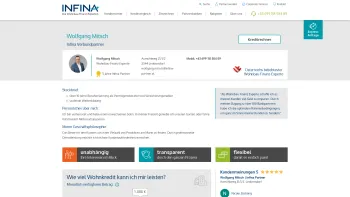 Website Screenshot: Wolfgang Mitsch | Infina Partner - Wolfgang Mitsch - Date: 2023-06-26 10:26:27