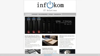 Website Screenshot: infokom gesellschaft für informations und kommunikationsberatung gmbh - Infokom - IT Solutions - Date: 2023-06-22 15:12:53