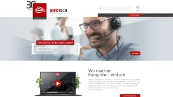 Website Screenshot: Infotech EDV-Systeme GmbH - Infotech - Ein Haus voller Möglichkeiten. - Date: 2023-06-15 16:02:34