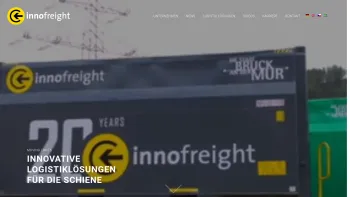Website Screenshot: INNOFREIGHT - Innofreight - individuelle Lösungen in der Eisenbahnlogistik - Date: 2023-06-22 15:21:22