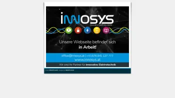 Website Screenshot: INNOSYS GmbH - INNOSYS GmbH: Innosys - Seite in Arbeit - Date: 2023-06-22 15:21:08