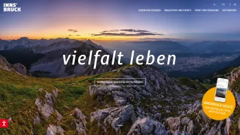 Website Screenshot: Tourismusverband Innsbruck und seine Feriendörfer - Innsbruck und seine Regionen .:. Urlaub in Tirol - Date: 2023-06-22 15:17:09
