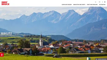 Website Screenshot: Tourismusbüro Innsbruck und seine Feriendörfer Birgitz - Urlaub in Birgitz - Date: 2023-06-22 15:16:33