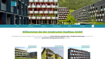Website Screenshot: . Innsbrucker StadtBAU GmbH - www.innsbrucker-stadtbau.at - Date: 2023-06-22 15:16:06