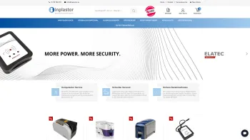 Website Screenshot: INPLASTOR Plastikkarten Chipkarten Druck Kartendrucker Chipkartenleser Wien Austria - inplastor graphische Produkte GmbH - Date: 2023-06-22 15:12:56