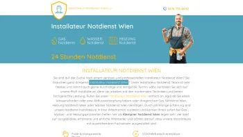 Website Screenshot: Installateur Notdienst Wien und Niederösterreich - Installateur Notdienst Wien ➡️ Zuverlässiger 24h Klempner - Date: 2023-06-26 10:26:27
