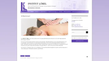 Website Screenshot: Institut Löbel - INSTITUT LÖBEL – Praxis und Privatschule für Massage und ganzheitliche Therapien - Date: 2023-06-22 15:12:56