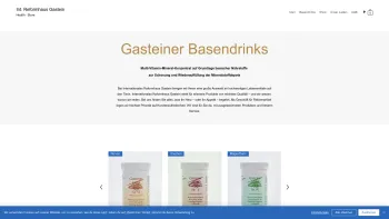 Website Screenshot: Internationales Reformhaus Gastein - Start | Int. Reformhaus Gastein - Date: 2023-06-22 15:12:56