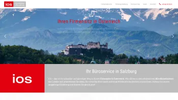 Website Screenshot: International Office Service - Ihr Büroservice und Firmensitz in Österreich | IOS Salzburg - Date: 2023-06-15 16:02:34