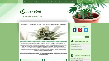 Website Screenshot: Irierebel.com - Die Hanf Plattform - Alles über Cannabis Anbau, Hanfsamen & Growshop - Irierebel - Date: 2023-06-22 15:12:59