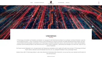 Website Screenshot: IT-TECHNOLOGY GmbH - IT-Technology | Die Kommunikations-Manufaktur - Date: 2023-06-23 12:04:09