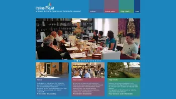 Website Screenshot: italissimo.at - Italien Genussreisen Sprachreisen Kulinarik Sprache Italienische Lebensart / ITALISSIMO - Date: 2023-06-23 12:04:09