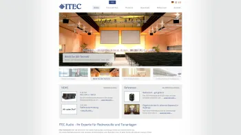Website Screenshot: ITEC-Tontechnik und Industrieelektronik GesmbH - ITEC - Tontechnik und Industrieelektronik - Date: 2023-06-23 12:04:09