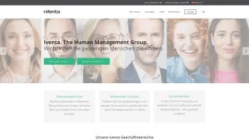Website Screenshot: IVENTA Personalberatung GmbH - Iventa The Human Management Group. Der Spezialist für HR-Lösungen - Date: 2023-06-23 12:04:11