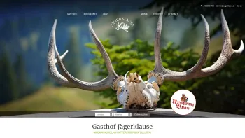 Website Screenshot: Franz Gasthof JÄGERKLAUSE - Zimmer und Gasthof am Gattererberg | Gasthof Jägerklause - Date: 2023-06-23 12:04:14