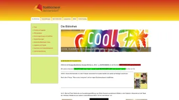 Website Screenshot: Stadtbücherei Jennersdorf - Die Bibliothek | Stadtbücherei Jennersdorf - Date: 2023-06-23 12:04:17