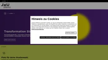 Website Screenshot: Johannes Kepler Universität JKU) Linz - JKU - Johannes Kepler Universität Linz - Date: 2023-06-15 16:02:34