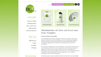 Website Screenshot: Stickerei join up werbetextilien - Home - join up - werbetextilien - St. Johann in Tirol - Date: 2023-06-14 10:41:01