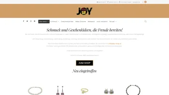 Website Screenshot: JOY - JOY - Schmuck & Geschenkideen ? die Freude bereiten! - Date: 2023-06-26 10:26:27