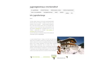 Website Screenshot: Jugendgästehaus Reichkendlhof - Jugendgästehaus-Reichkendlhof - Date: 2023-06-23 12:04:22