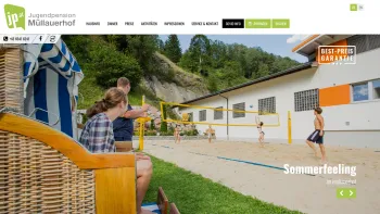 Website Screenshot: Müllauer Herzlichauf unserer - Jugendpension Müllauerhof - Date: 2023-06-23 12:04:22