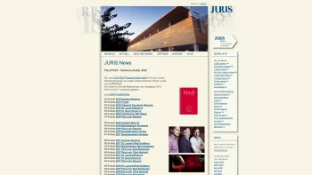 Website Screenshot: Weingut Juris Axel Stiegelmar - Weingut JURIS: JURIS News, Wein, Burgenland, Weißwein, Rotwein - Date: 2023-06-23 12:04:25