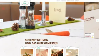 Website Screenshot: Restaurant Hotel juwel.at - Hotel / Restaurant / Seminare / Weinstube - JUWEL - Date: 2023-06-23 12:04:25