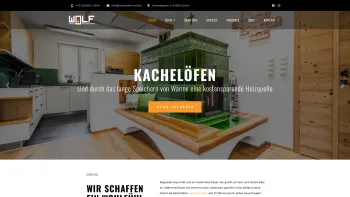 Website Screenshot: Wolf Ges.m.b.H Kachelofen Hafnermeister Stainz
Rüegg Studio Stainz - Kachelofen Wolf – Stainz - Date: 2023-06-15 16:02:34