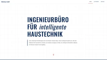 Website Screenshot: vom TB Käferhaus GmbH. - Käferhaus - Ingenieurbüro für intelligente Haustechnik - Date: 2023-06-23 12:04:28