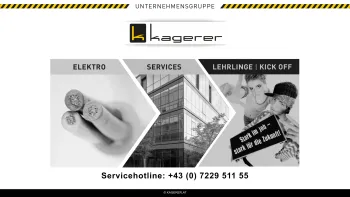Website Screenshot: Elektro-Kagerer - Kagerer - Energie für`s Leben - Date: 2023-06-15 16:02:34