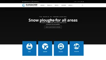 Website Screenshot: Toni Kahlbacher GmbH & Co.KG - Kahlbacher | Snow clearing equipment made in Austria - Date: 2023-06-14 10:41:04