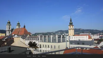 Website Screenshot: bei Kaindl Raumausstattung - Kaindl Immobilien – Wohnungen und Geschäftsflächen im Zentrum von Linz - Date: 2023-06-15 16:02:34