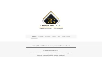 Website Screenshot: Kaiserlicher Glanz - Gebäudereinigung Bad Ischl - Kaiserlicher Glanz - Date: 2023-06-23 12:04:31
